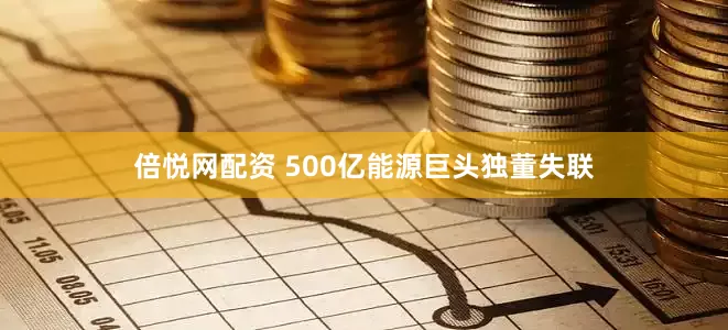 倍悦网配资 500亿能源巨头独董失联
